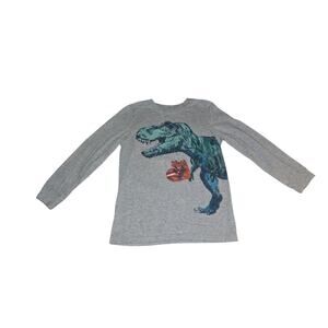 Carter's Kid Long Sleeve Dinosaur "Be Mine" Shirt 8